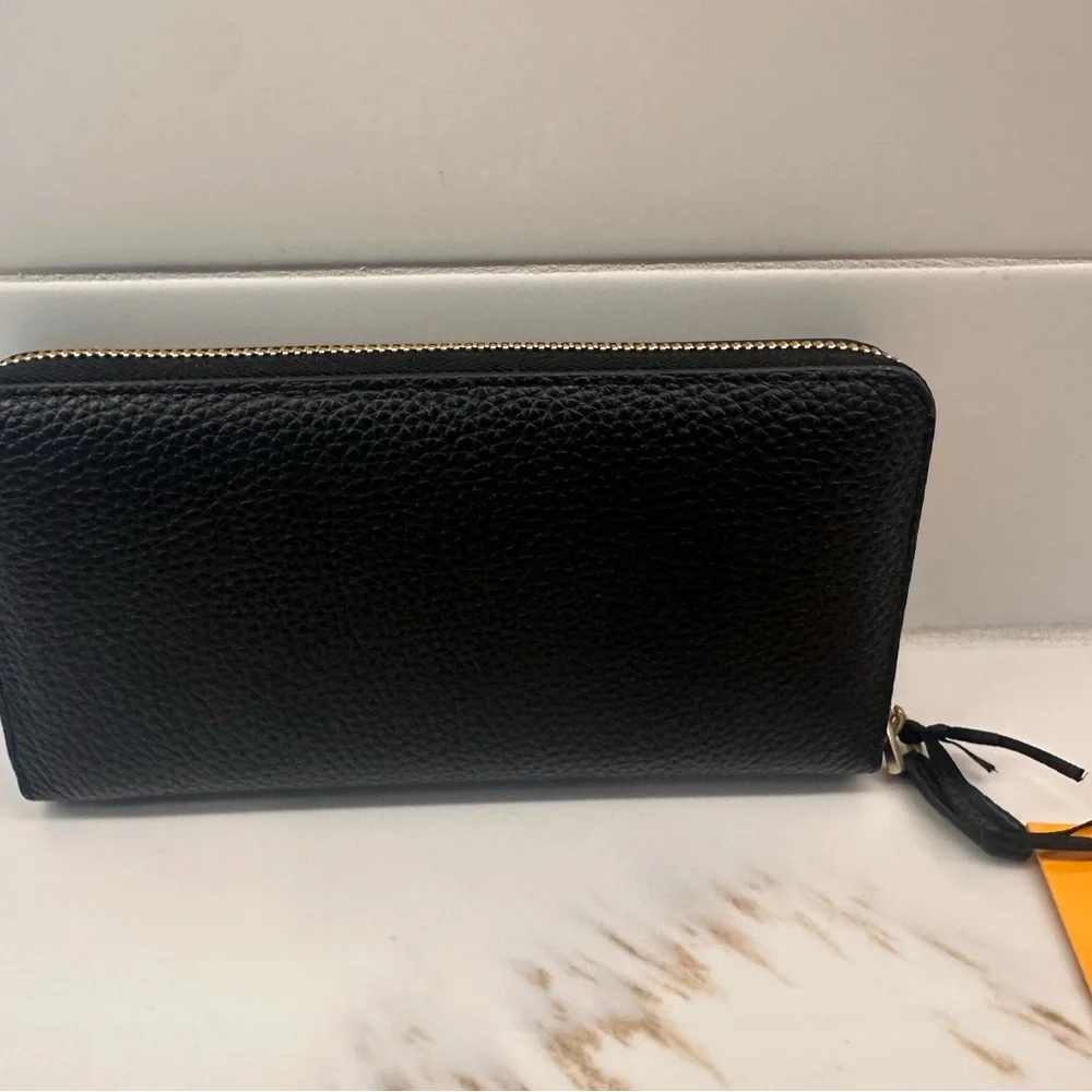 Valentino By Mario Valentino Black Wallet with Studs - Picture 7 of 10